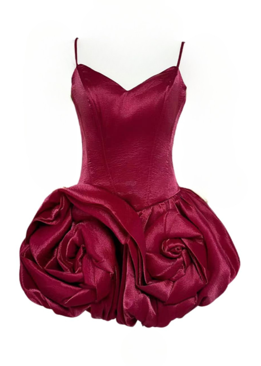 Flowering Girl Women Doreen 3d Flower Bud Mini Dress
