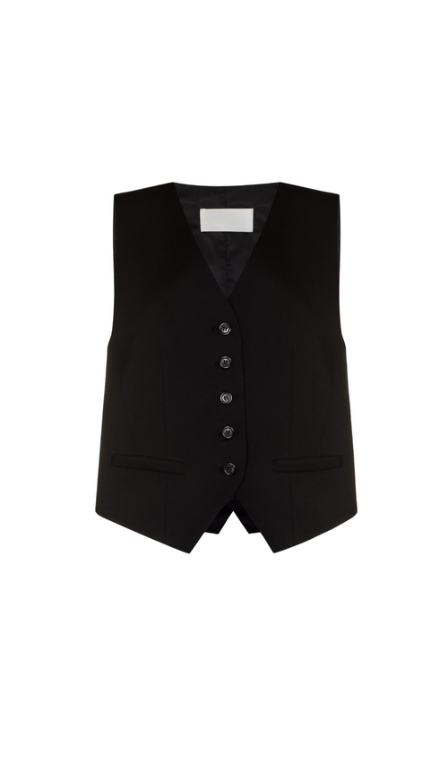 Flowering Girl Women BLACK GELSO WAISTCOAT