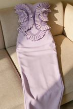 Flowering Girl Women Petulah Strapless Ruched Bandage Maxi Dress