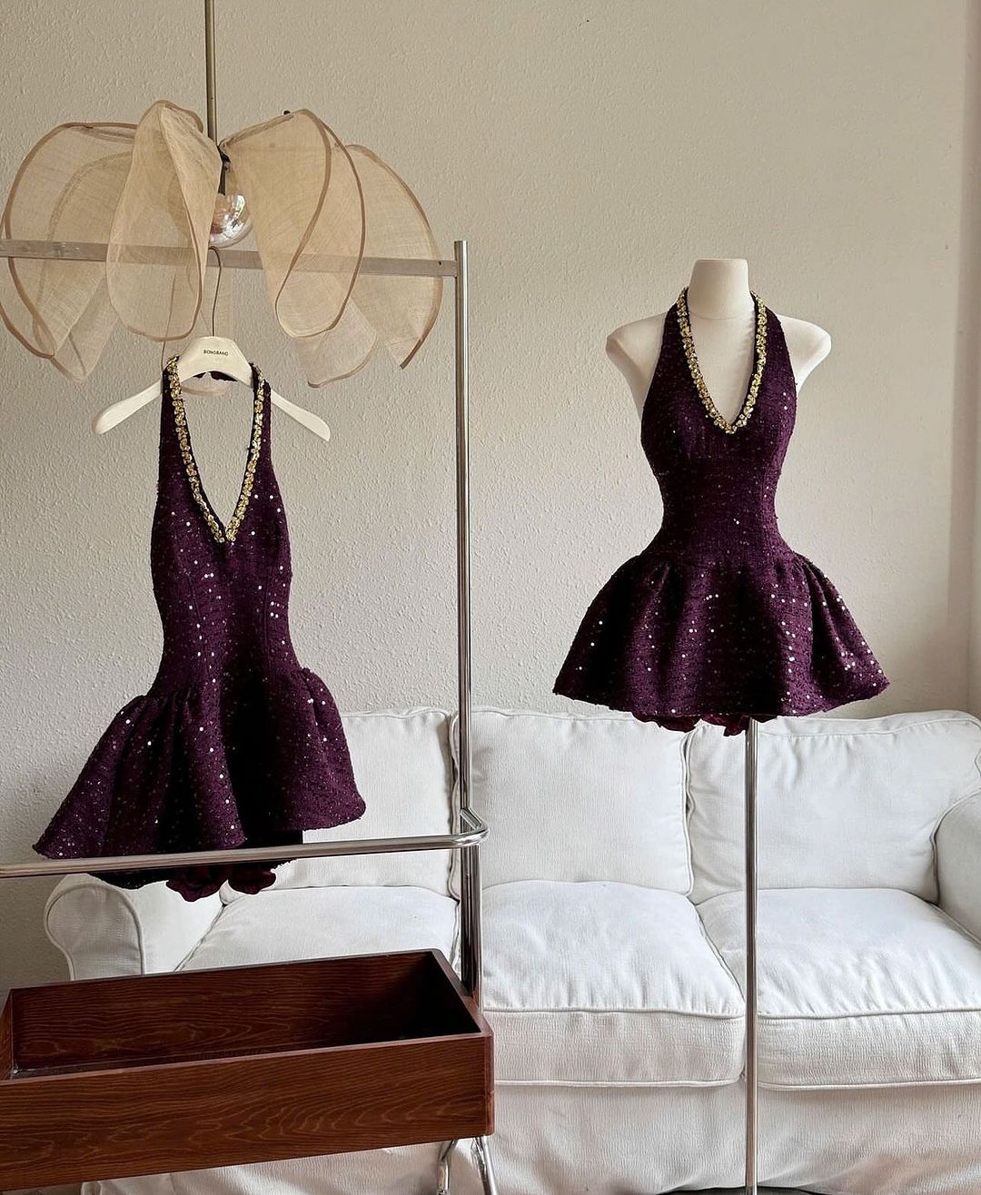 Flowering Girl Women Bellerose Mini Dress In Purple