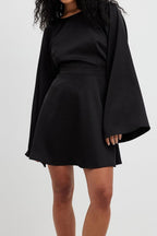 Flowering Girl Women Open Back Mini Dress