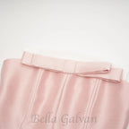 Flowering Girl Women pink bowknot top skirt set