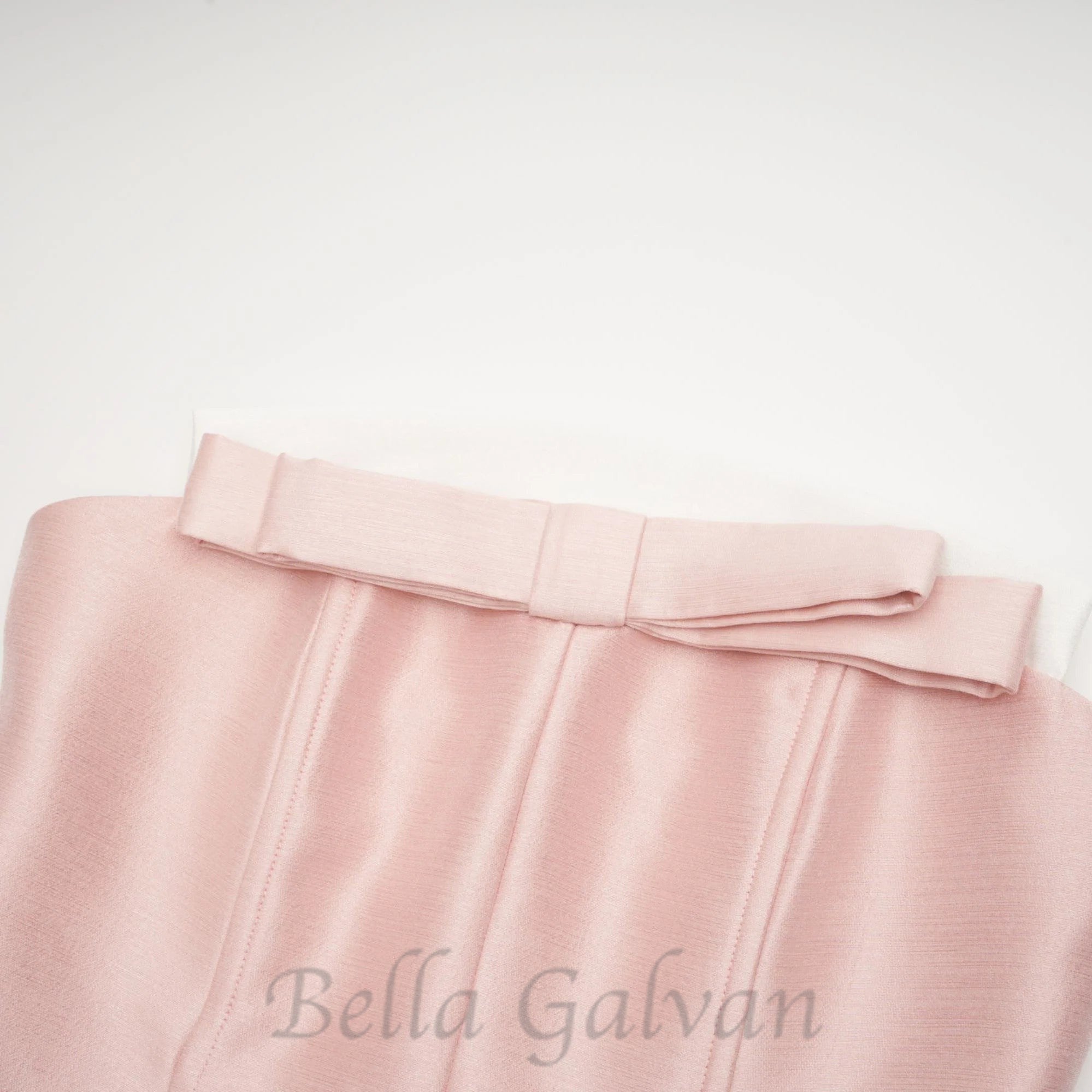 Flowering Girl Women pink bowknot top skirt set