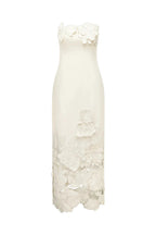 Flowering Girl Women Louise Appliqué Bustier Maxi Dress In White