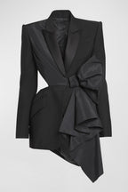 Flowering Girl Women Layla Cut-Out Bow-Embellished Blazer