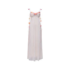 Farah Flower Maxi Dress In Ivory