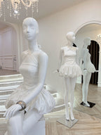 Flowering Girl Women Rosetta Halter Bubble Mini Dress
