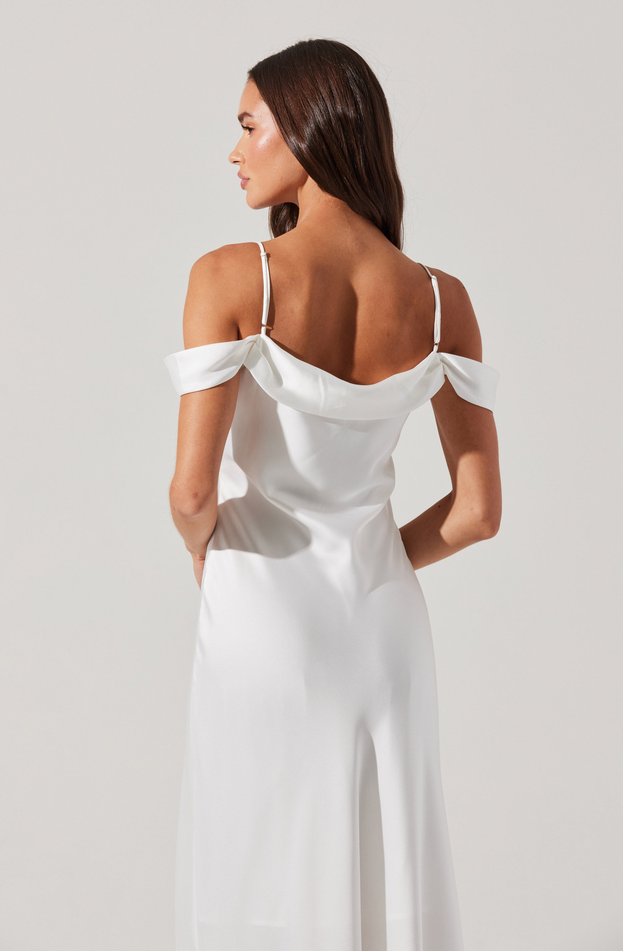 Flowering Girl Women Kitura Cold Shoulder Midi Dress