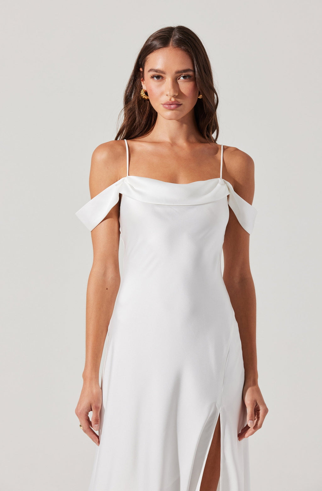 Flowering Girl Women Kitura Cold Shoulder Midi Dress