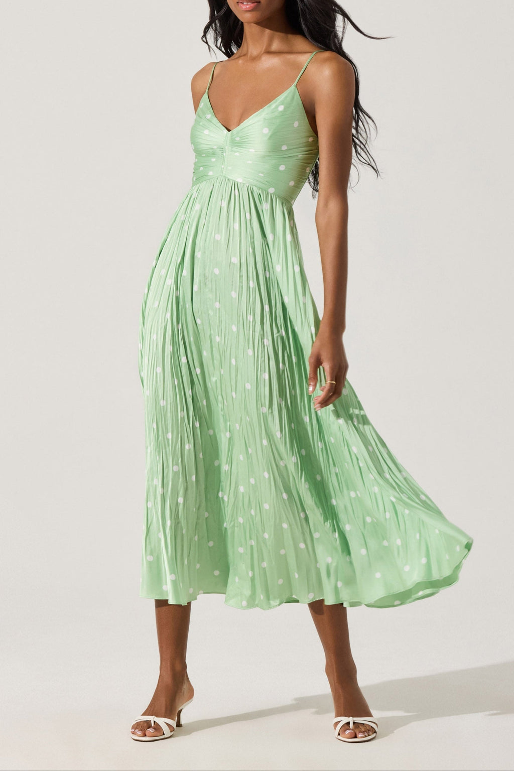 Flowering Girl Women Maeve Pleated Midi Dress