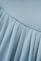 Flowering Girl Women Aakifa Asymmetric Draped Maxi Dress in Baby blue