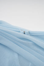 Flowering Girl Women Aakifa Asymmetric Draped Maxi Dress - Baby Blue