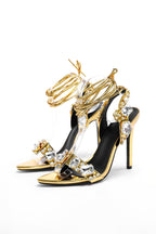 Flowering Girl Women Adaline Pointed-toe Diamante Heels