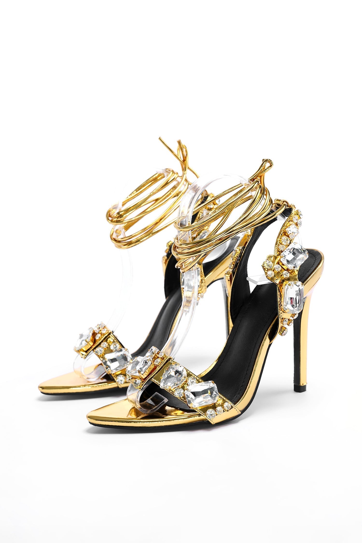 Flowering Girl Women Adaline Pointed-toe Diamante Heels