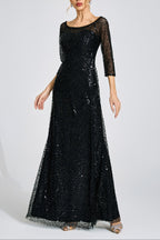 Flowering Girl Women sarah black Diamond embellished tulle Maxi Dress
