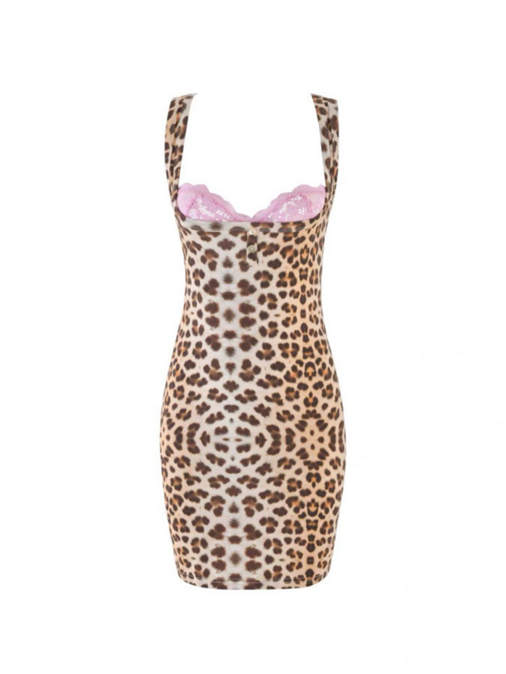 Flowering Girl Women Sleeveless Leopard Mini Dress