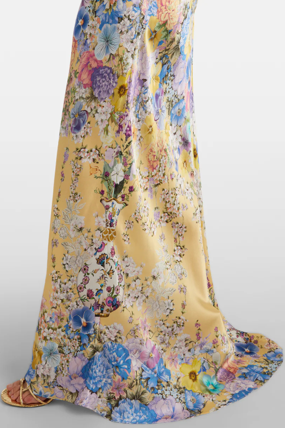 Flowering Girl Women Aether Floral Ruffle Print Maxi Dress