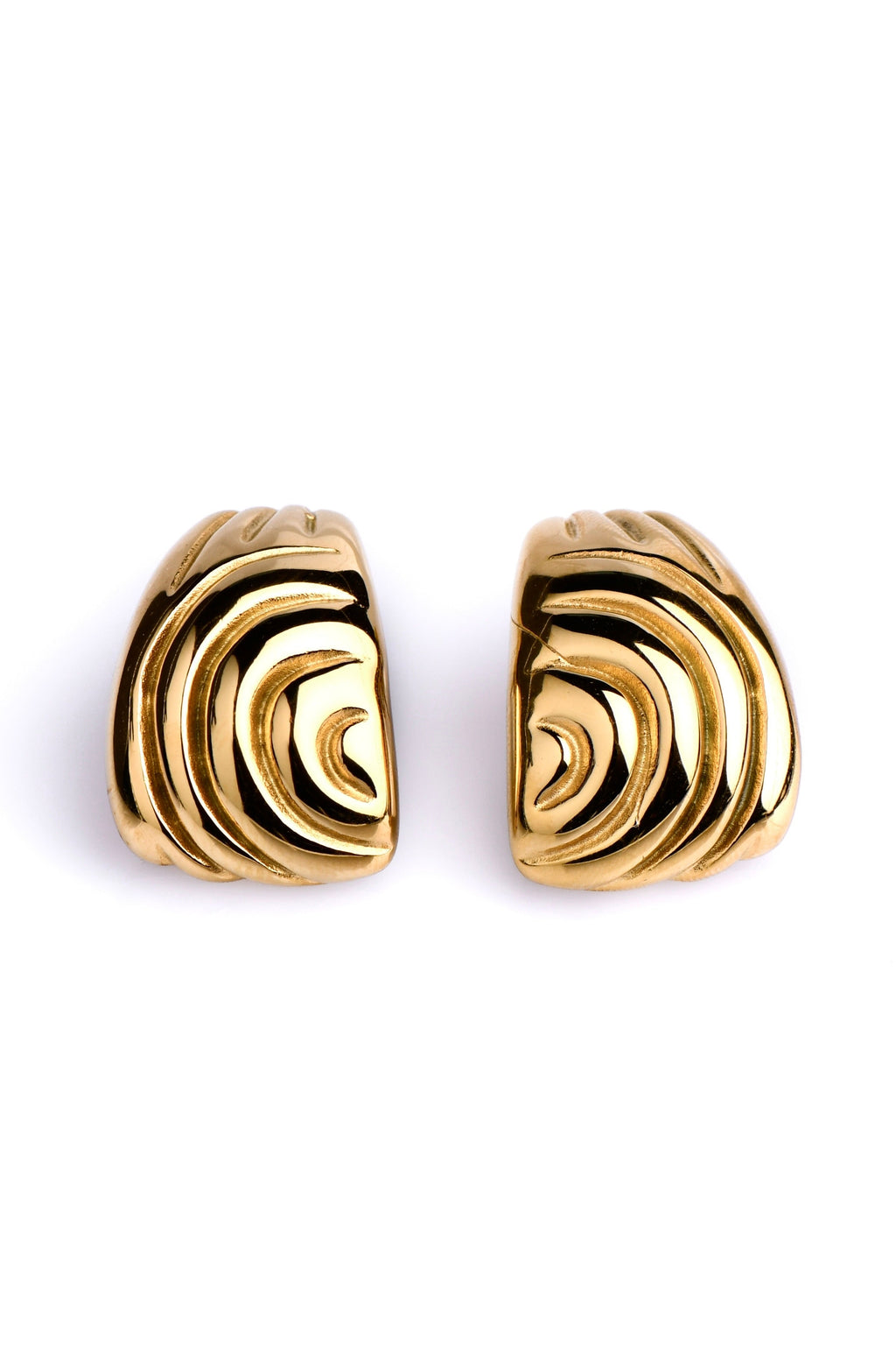 Angelica - Gold Earrings 18K Gold Plating Waterproof