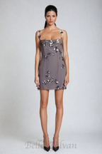 Flowering Girl Women Aldis Butterfly Spaghetti Mini Dress