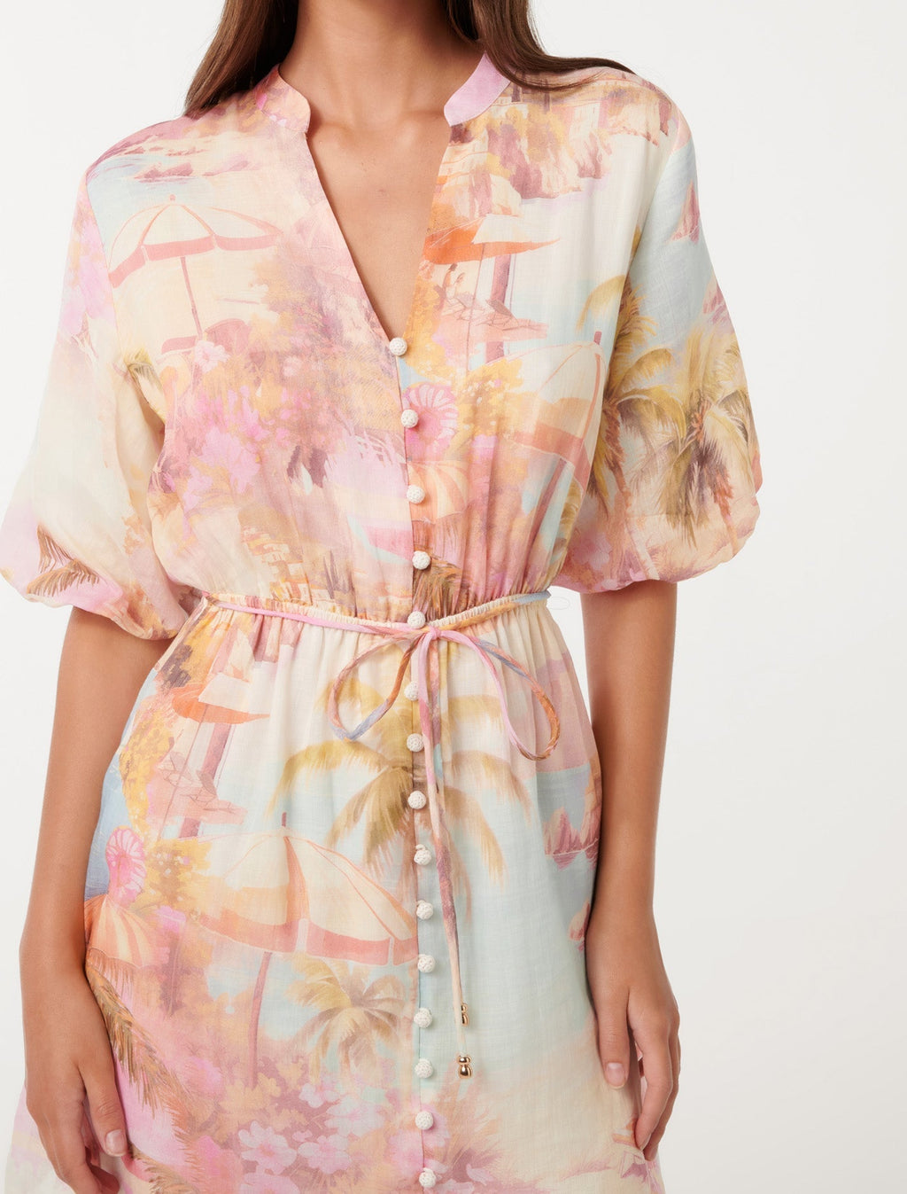 Flowering Girl Women Franny multicolor floral print Mini Dress