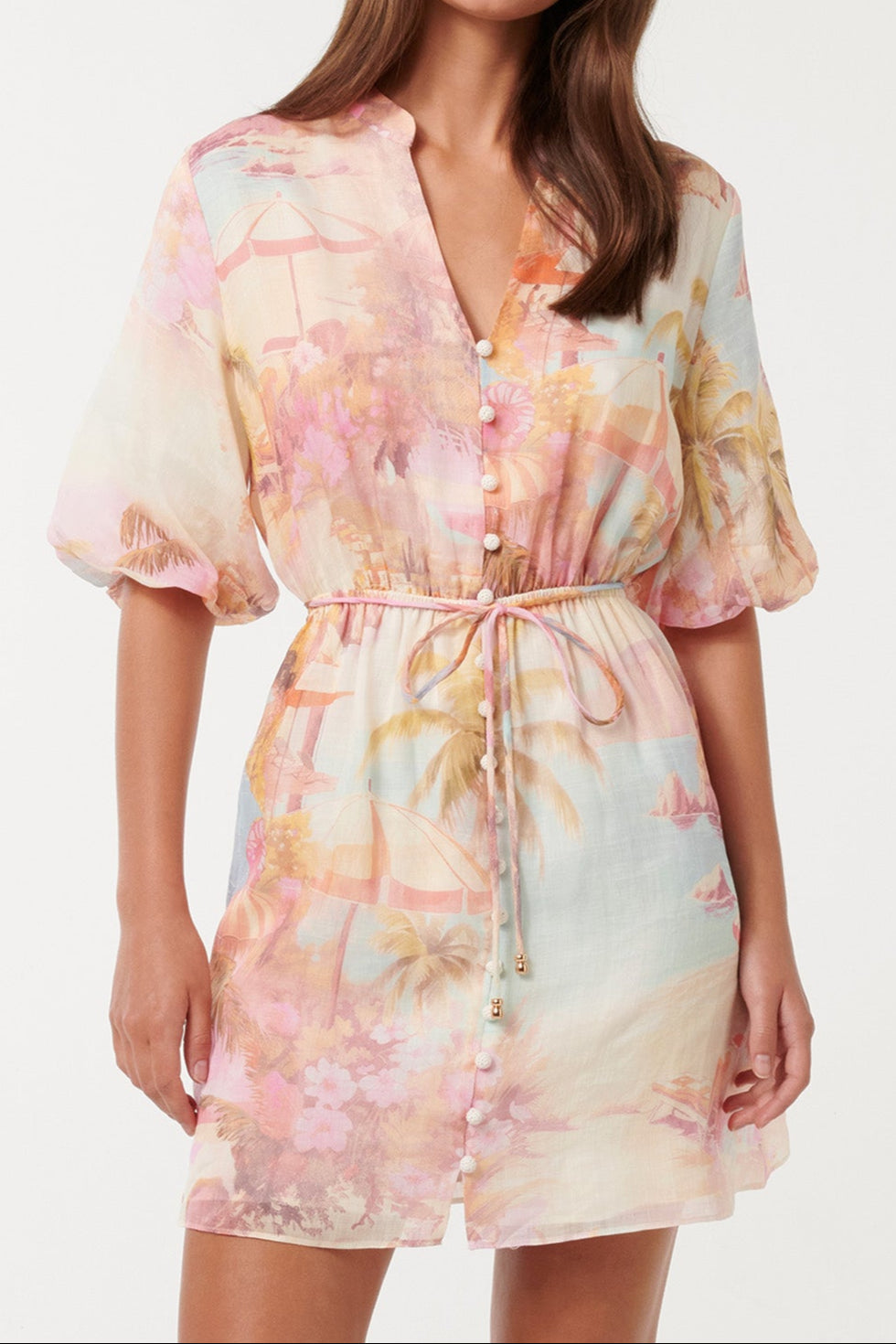 Flowering Girl Women Franny multicolor floral print Mini Dress