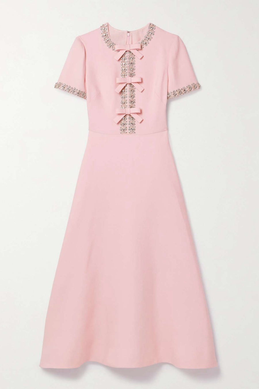 Flowering Girl Women Alvaia Bow Crystal Embellished Maxi Dress