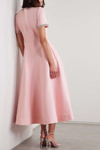 Flowering Girl Women Alvaia Bow Crystal Embellished Maxi Dress