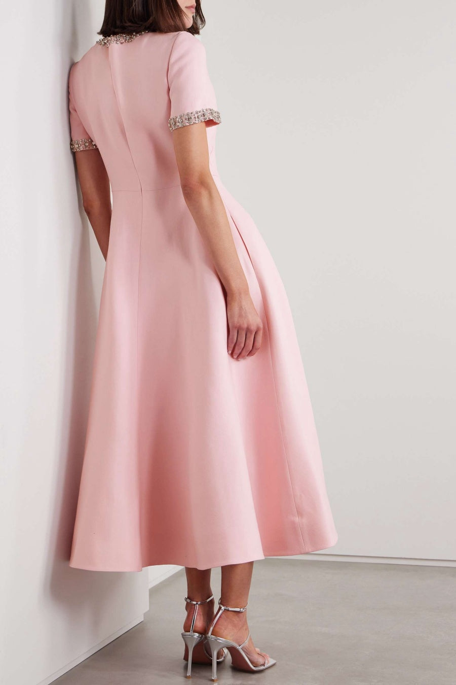 Flowering Girl Women Alvaia Bow Crystal Embellished Maxi Dress