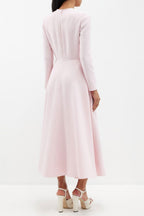 Flowering Girl Women Alvaia Bow Long Sleeve Maxi Dress