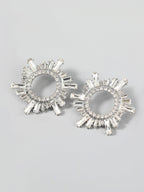 Anisa Crystal Hoop Earrings