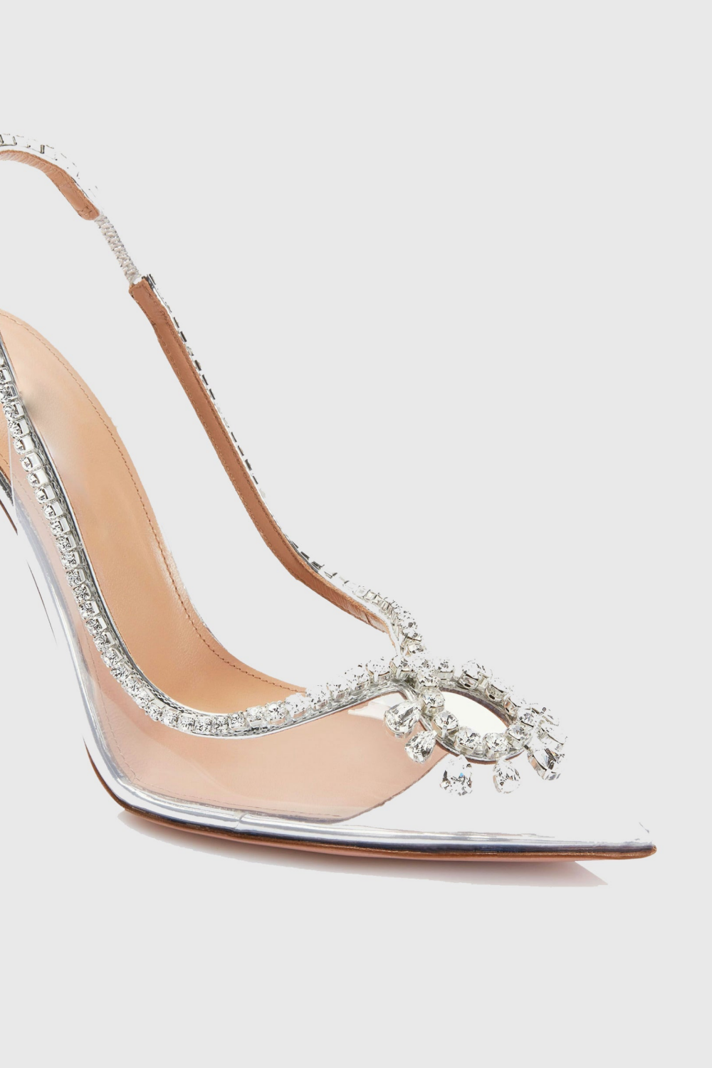 Flowering Girl Women Arabela Rhinestone Embellished Pumps - Silver