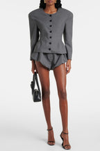 Flowering Girl Women Dalida Cinched Waist Blazer