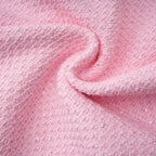Shirley Sequined Knit Cardigan & Skirt Set - Pink