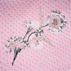 Shirley Sequined Knit Cardigan & Skirt Set - Pink