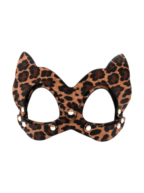 Flowering Girl Women Ashur Leopard Cat Mask
