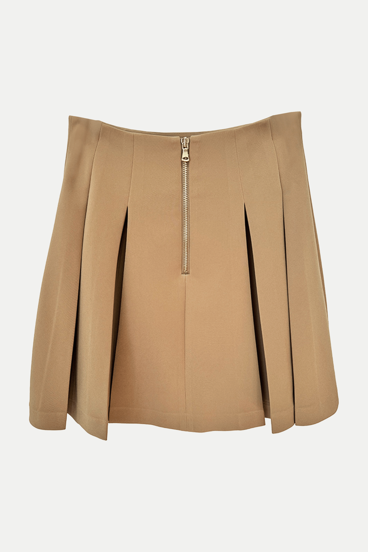 Flowering Girl Women Flared Pleated Grain De Poudre Skirt