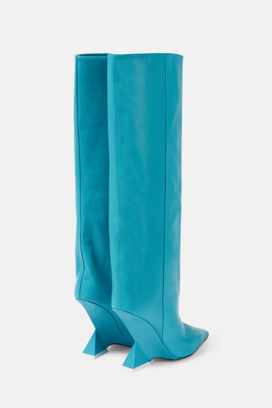 Flowering Girl Women Astrid Heterotypic Knee-high Boots - Blue