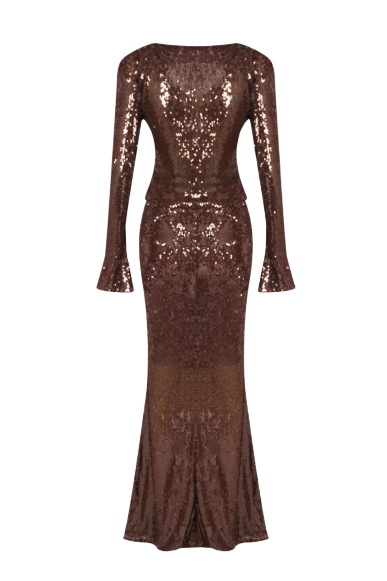 Flowering Girl Women Aubelin Sequin Two Piece Set - Brown