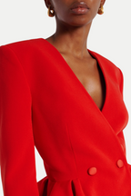 Flowering Girl Women Audith Ruffled Blazer Two Piece Set
