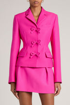 Flowering Girl Women Aurelia Bow-Detail Blazer