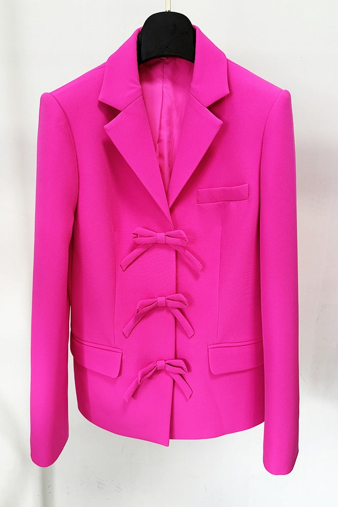 Flowering Girl Women Aurelia Bow-Detail Blazer