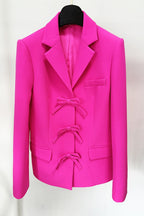 Flowering Girl Women Aurelia Bow-Detail Blazer