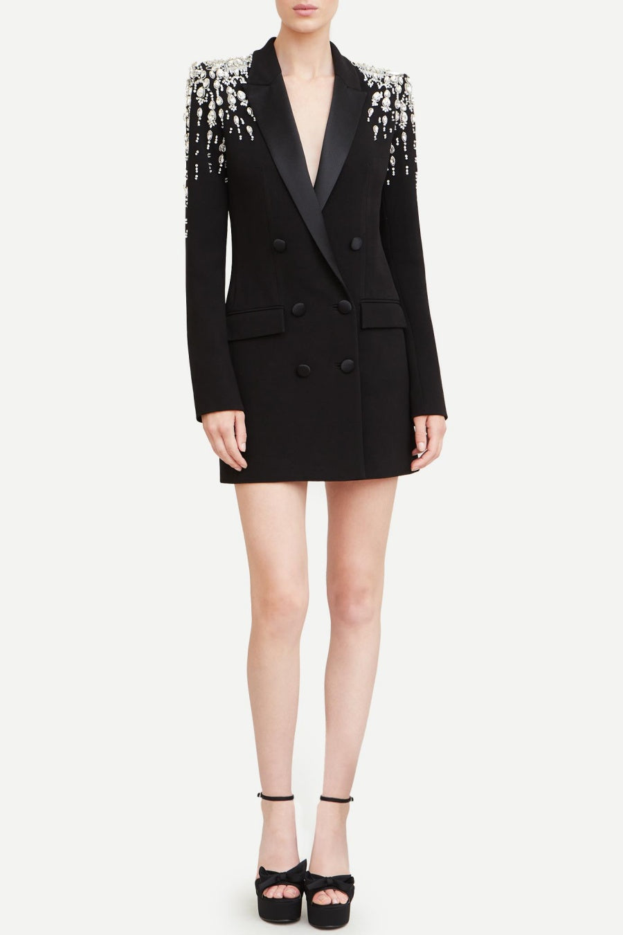 Flowering Girl Women Aurora Crystal Embellished Blazer Dress