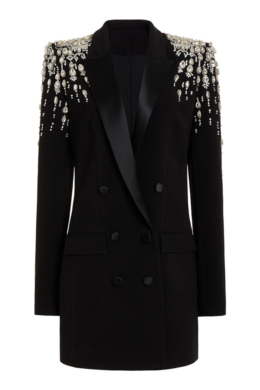 Flowering Girl Women Aurora Crystal Embellished Blazer Dress