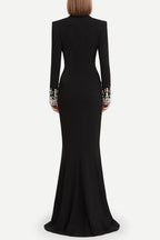 Flowering Girl Women Aurora Crystal Embellished Blazer Maxi Dress
