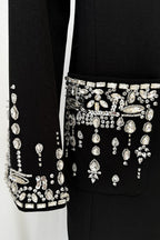 Flowering Girl Women Aurora Crystal Embellished Blazer Maxi Dress