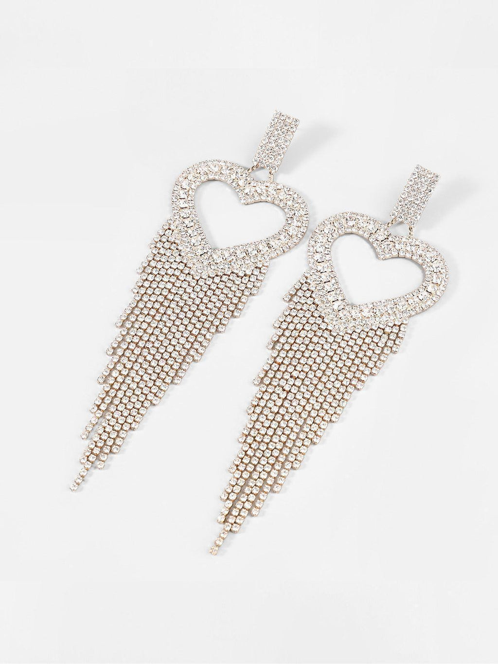 Flowering Girl Women Rory Heart Tassel Earrings