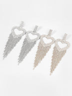 Flowering Girl Women Rory Heart Tassel Earrings