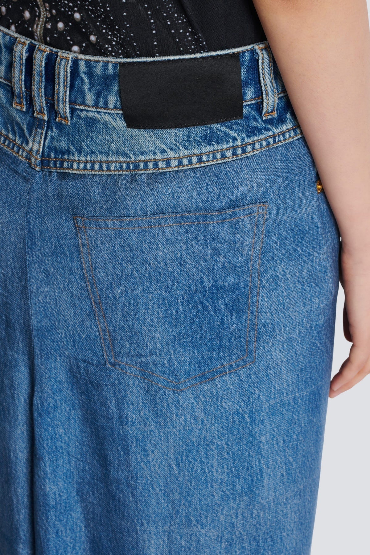 Flowering Girl Women Austyn Jeans With Draped Skirt