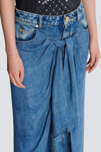 Flowering Girl Women Austyn Jeans With Draped Skirt